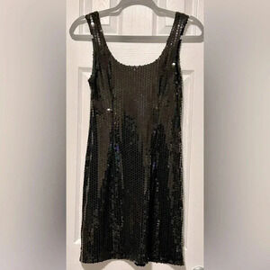 Gently Worn BAILEY 44 Black Sequins Dress, Size XS